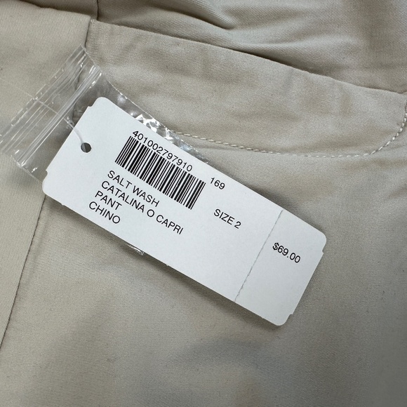 *CHICO'S* Salt Wash Cataline Capri Pants NWT Size 12 - Picture 8 of 10